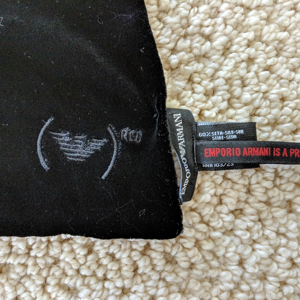 Emporio Armani (Product) RED Silk Scarf